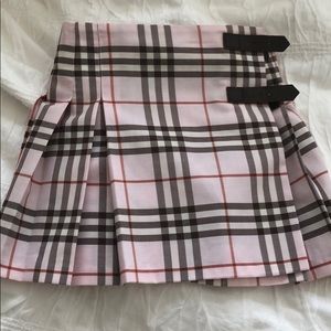 Burberry Plaid Skirt